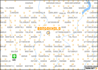 map of Bāndākhola