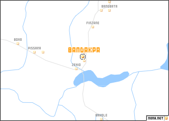 map of Bandakpa