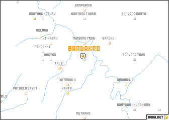 map of Ban Da Kro