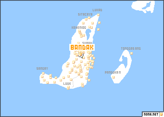 map of Bandak