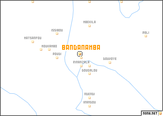 map of Banda Namba