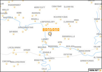 map of Bandana