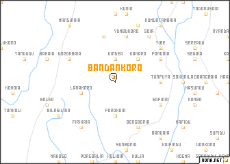 map of Bandankoro