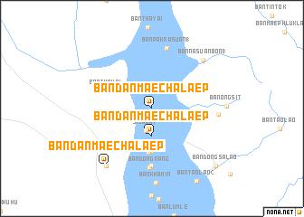 map of Ban Dan Mae Chalaep