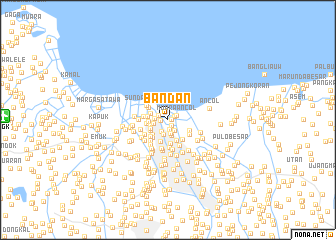 map of Bandan