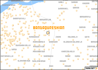 map of Bānda Qureshiān