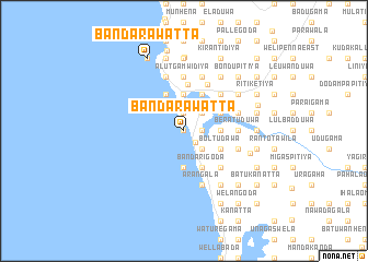 map of Bandarawatta