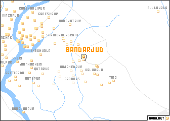 map of Bandarjūd