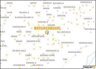 map of Bānda Sābūwāl