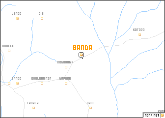 map of Banda