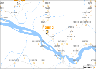 map of Banda