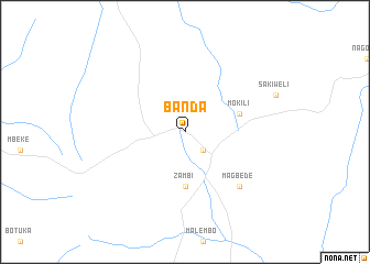 map of Banda