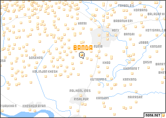 map of Bānda