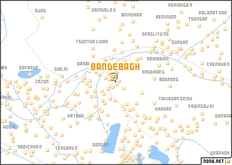 map of Bāndebāgh