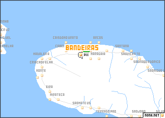 map of Bandeiras