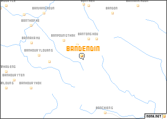 map of Ban Dèndin