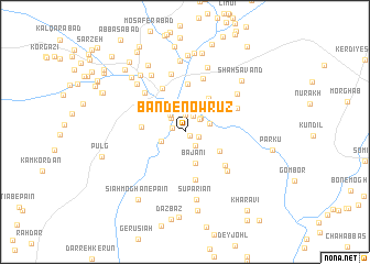 map of Band-e Nowrūz
