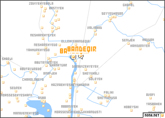 map of Band-e Qīr