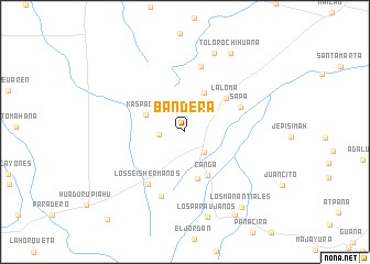 map of Bandera