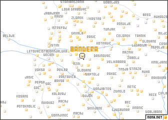 map of Bandera