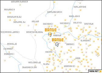 map of Bande