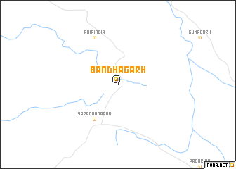 map of Bandhagarh