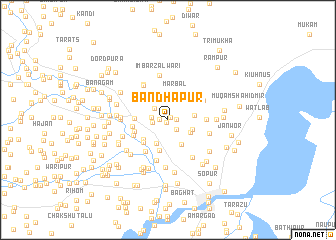 map of Bāndhapur