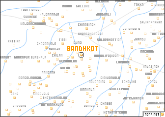 map of Bandhkot