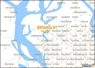 map of Bandhulat