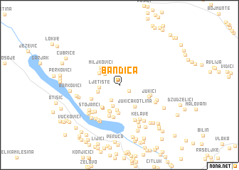 map of Bandića