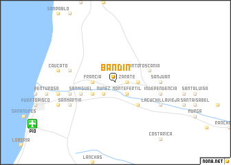 map of Bandín