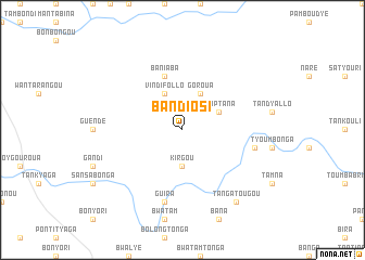 map of Bandiosi