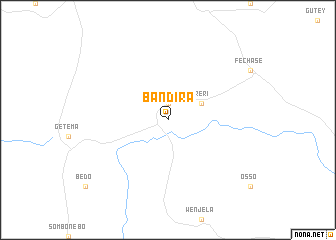 map of Bandīra