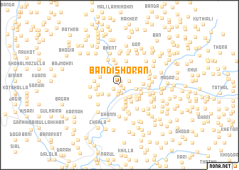 map of Bāndi Shorān