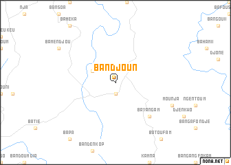 map of Bandjoun