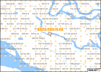 map of Bānd Mahisha