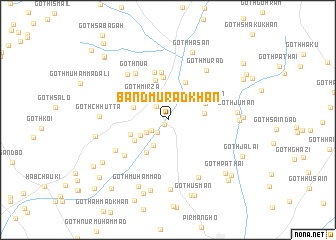 map of Band Murād Khān