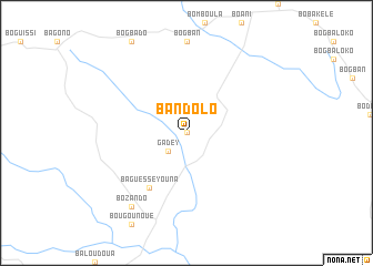 map of Bandolo