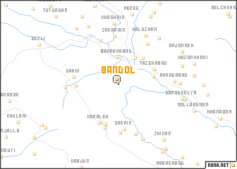 map of Bandol