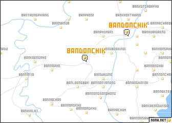 map of Ban Don Chik