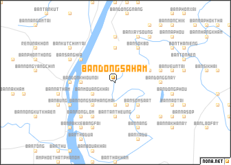 map of Ban Dông Sa Ham