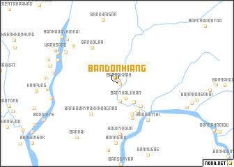 map of Ban Donhiang