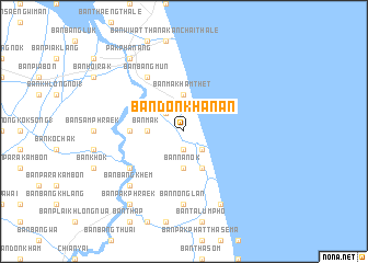 map of Ban Don Khanan