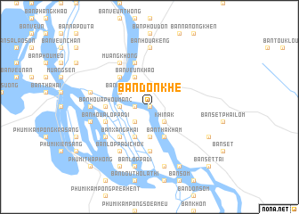 map of Ban Donkhè