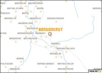 map of Ban Don Krut