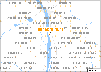 map of Ban Donmalai