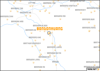 map of Ban Don Muang