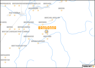 map of Ban Don Na