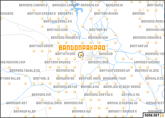 map of Ban Don Pakpao