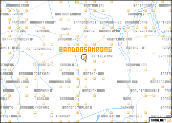 map of Ban Don Samrong
